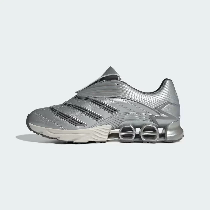 adidas Originals Predator Megarid JS155 Grey Two / Grey Four / Silver Metallic - Immagine 3 di 4