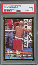 George Foreman 1995 Legends Sports Gold Border PSA 9