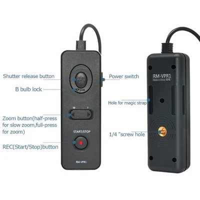 RM-VPR1 Remote Control Shutter Release Cord with Cable for RX10/HX50/HX60 - image 1 of 4