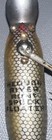 Vintage Heddon River Runt Spook Floater Fishing Lure W/ Gold Eyes — photo 3