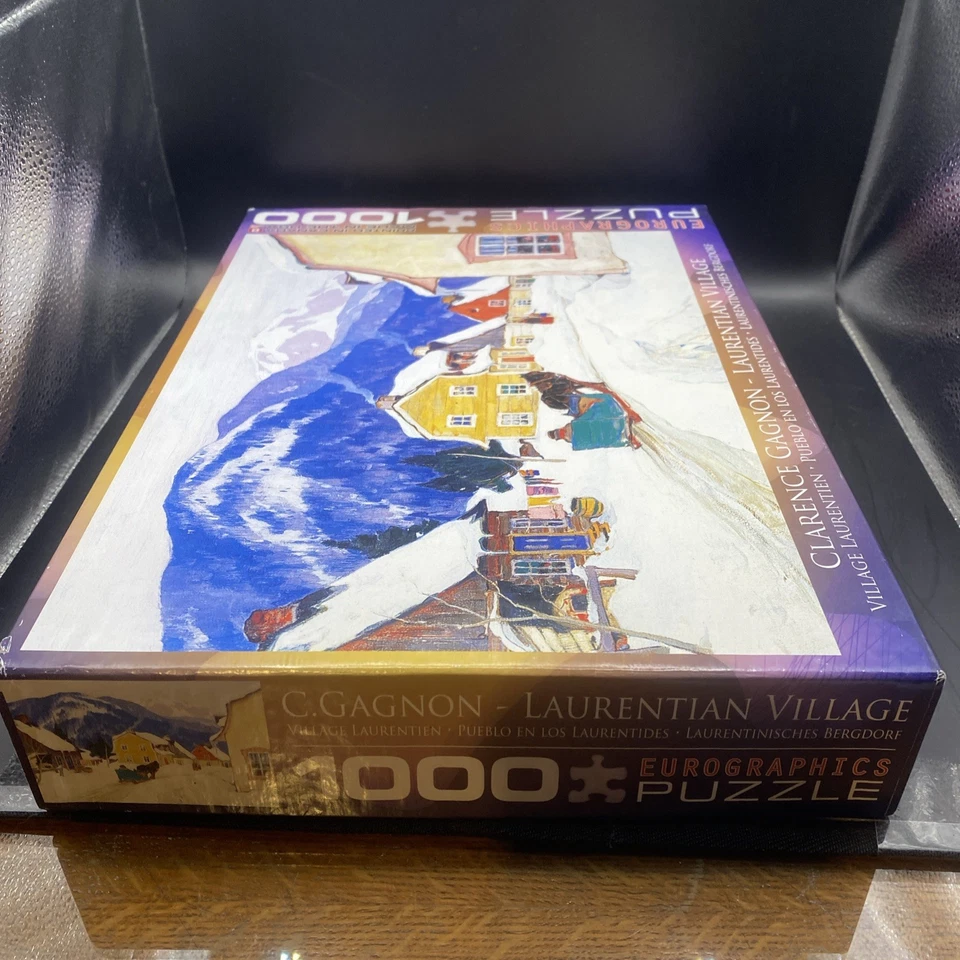 C. Gagnon Winter Morning In Baie-St-Paul Eurographics 1000 Piece Puzzle Fine Art - Image 4 of 4