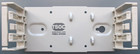 TSOC TMBX-2POSN Fiber Optic Wall Mount Bracket Dual Splice Tray Holder