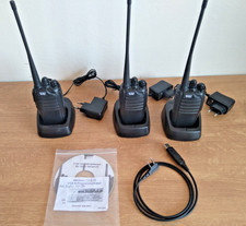 3er Set Handfunkgerät Team TeCom-LC VHF, Freenet-Frequenzen, mit T-UP32 + USB