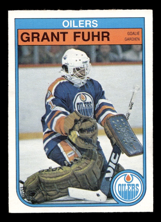 1982 O-Pee-Chee GRANT FUHR #105 (NM-) Oilers
