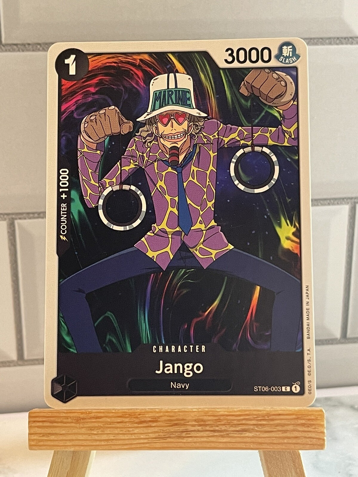 Jango - One Piece TCG English ST06-003 C NM Absolute Justice Marine Card