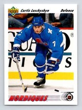 1991-92 Upper Deck #413 Curtis Leschyshyn  Quebec Nordiques 