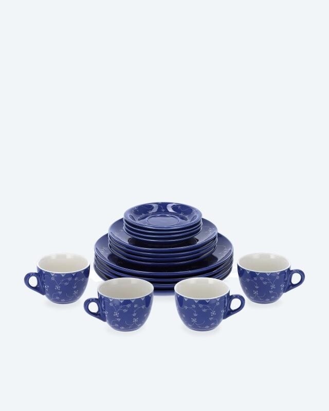 56-TLG. Geschirr-Set Für 12 Personen, Porzellan Bone China Küche