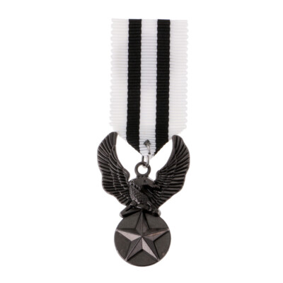 Steampunk Fliegender Adler Anhänger Brosche Medaille Abzeichen, Vintage Brustnadel für Männer