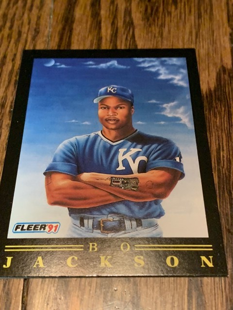 1991 Fleer Baseball Bo Jackson Bionic Bo 5 Of 12 Nice Look EBay