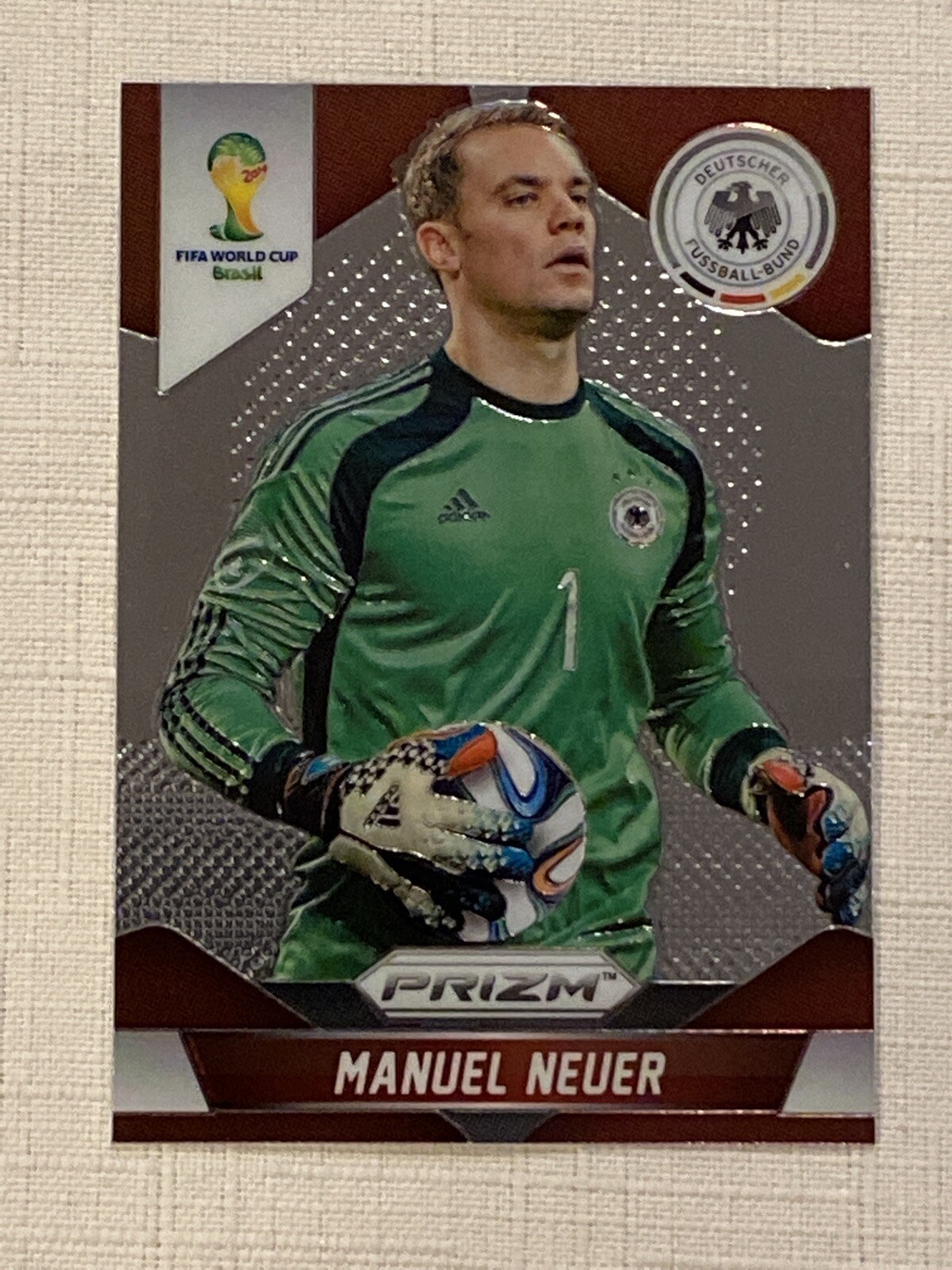 2014 Panini Prizm World Cup Manuel Neuer Base Card Germany #83