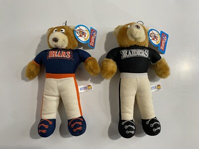 Team Nfl Logo Plush Bears Raiders Good Stuff Sportstuff Vintage 1992 NEW W/Tag
