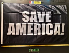 Donald Trump Flag FREE USA SHIP Save America Bla Veterans Desantis USA Sign 3x5'