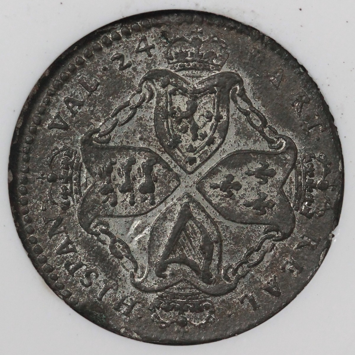 C.1828 NGC MS 62 Restrike American Plantations 1/24R | eBay