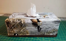 Ducks in the Wild Tissue Box Cover Rectangle Handmade