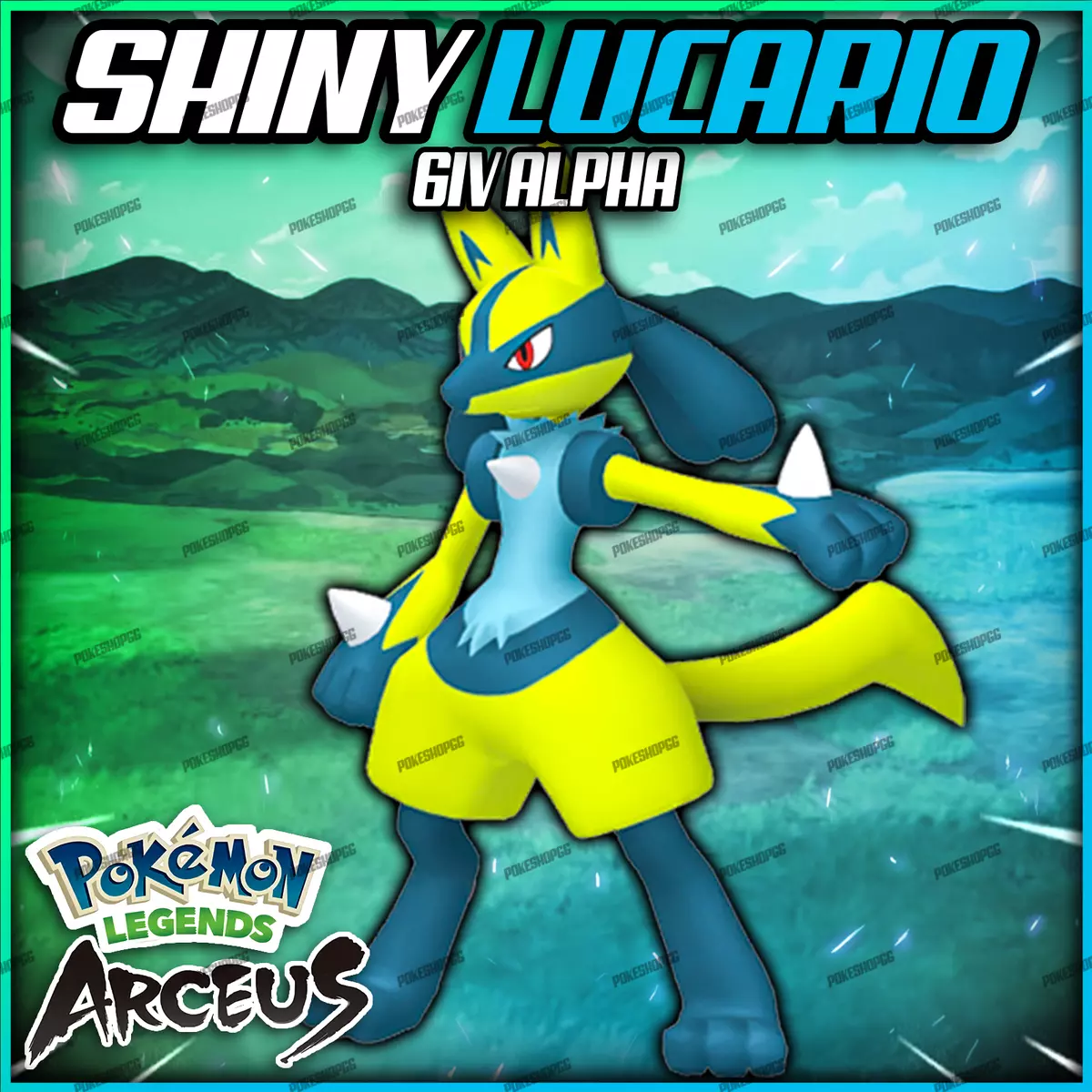 Shiny Lucario Alpha Best Stats // Pokemon Legends: Arceus // Fast