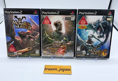 SONY PS2 & 3 & PSP Monster Hunter Frontier G series 9games set SONY PS2 & 3 & PSP Monster Hunter Frontier G series 9games set