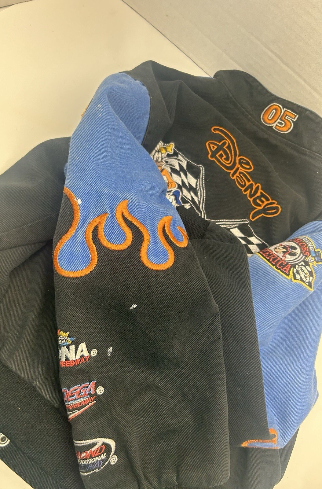 Disney x Jh Design Mickey Mouse Friends Snap Button Racing Jacket Youth XL image 8
