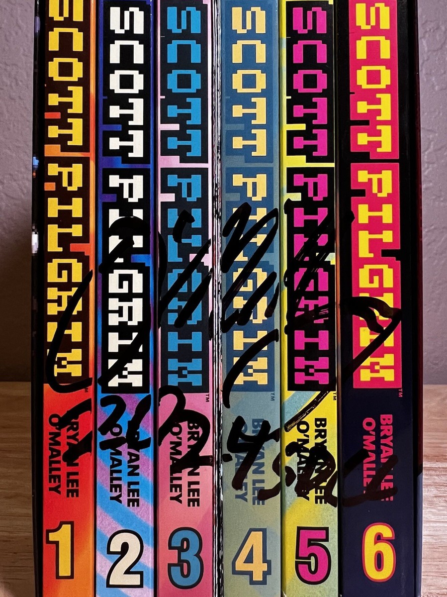 【あおたろう】スコット・ピルグリム (原作・英語版) BOXセット Bryan Lee O'Malley Autographed Complete Scott Pilgrim Box