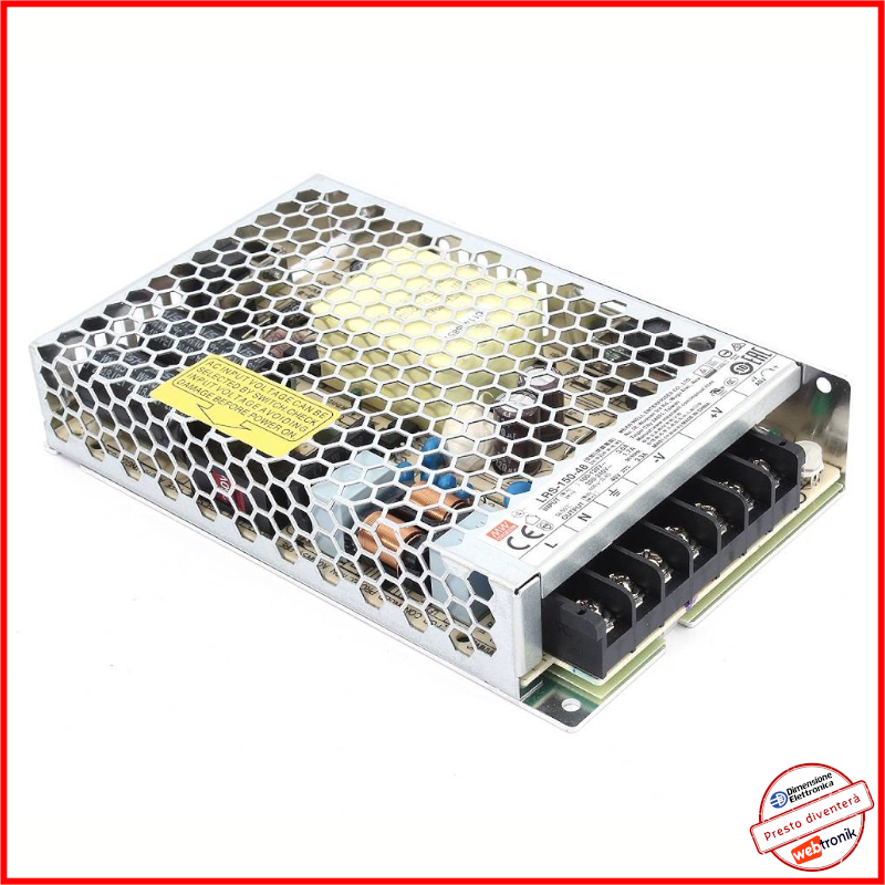 Alimentatore Mean Well LRS-150-48 volt Centrale 110v 230v Power Trasformatore