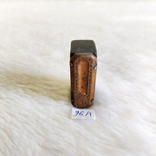 Vintage Indische Rupie Vorzeichen Kupfer Holz Druck Stempel Siegel 96A
