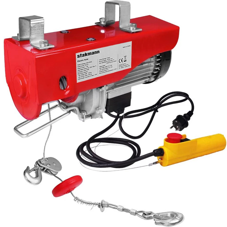 Paranco Elettrico Argano Montacarico Verricello Sollevatore Carico 125 / 250 kg - Immagine 4 di 4