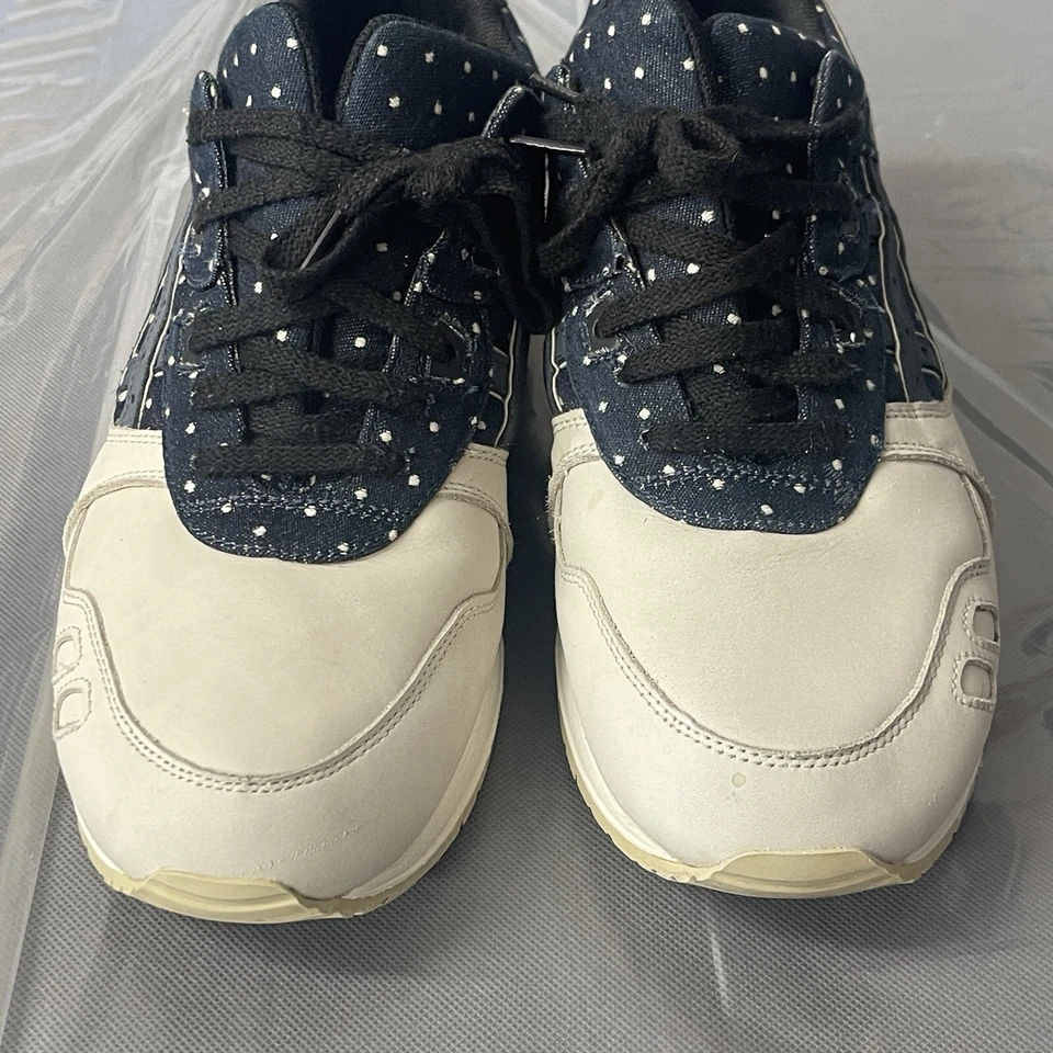 Asics Gel-Lyte III Sneakers Japanese Denim Indian Ink Size 12 H625L Shoes. - Image 4 of 4