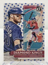 Josh Donaldson Independence Day Blue Stars 2022 Panini Donruss #10 Diamond Kings