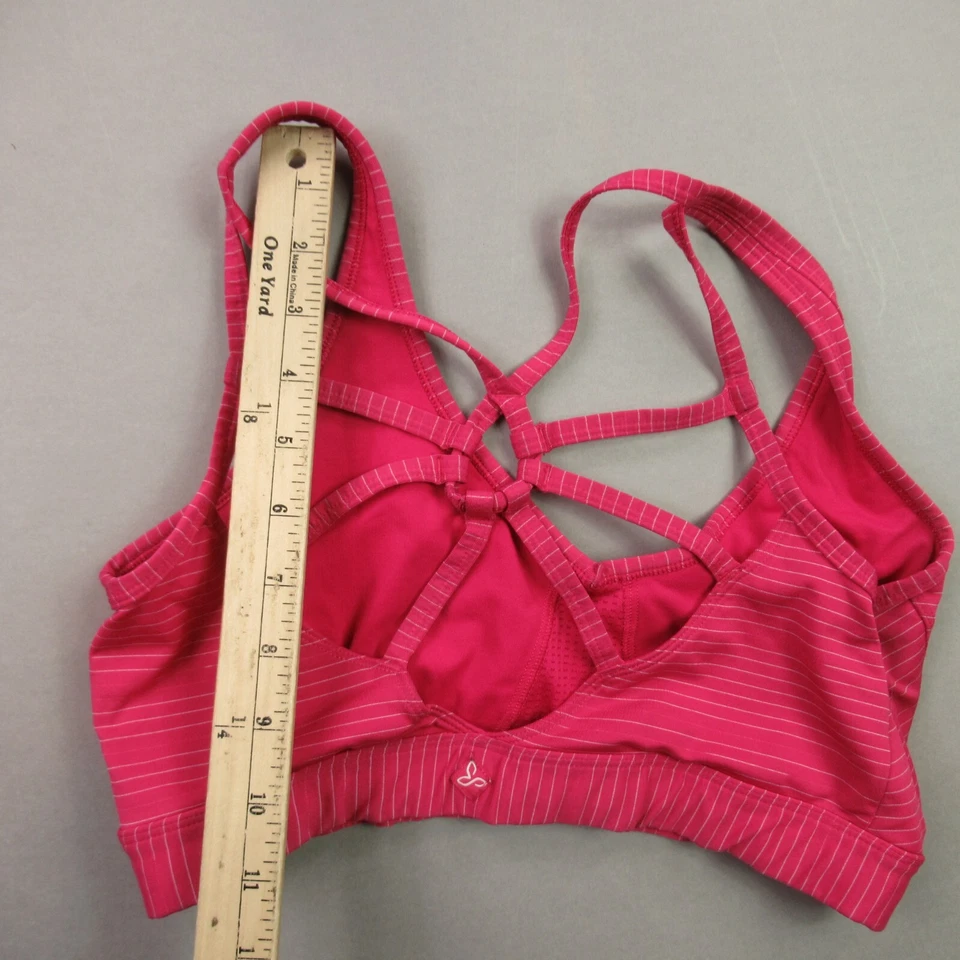 Sujetador Prana Mujer Medio Entrenamiento Ropa Activa Naranja Rosa Soporte Ligero Foto 4 de 4