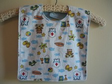 Bib for Baby or Toddler - Beach Bear print