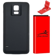 Bundle of 9000mAh Extended Battery Cover Bracket for Samsung Galaxy S5 G900P USA