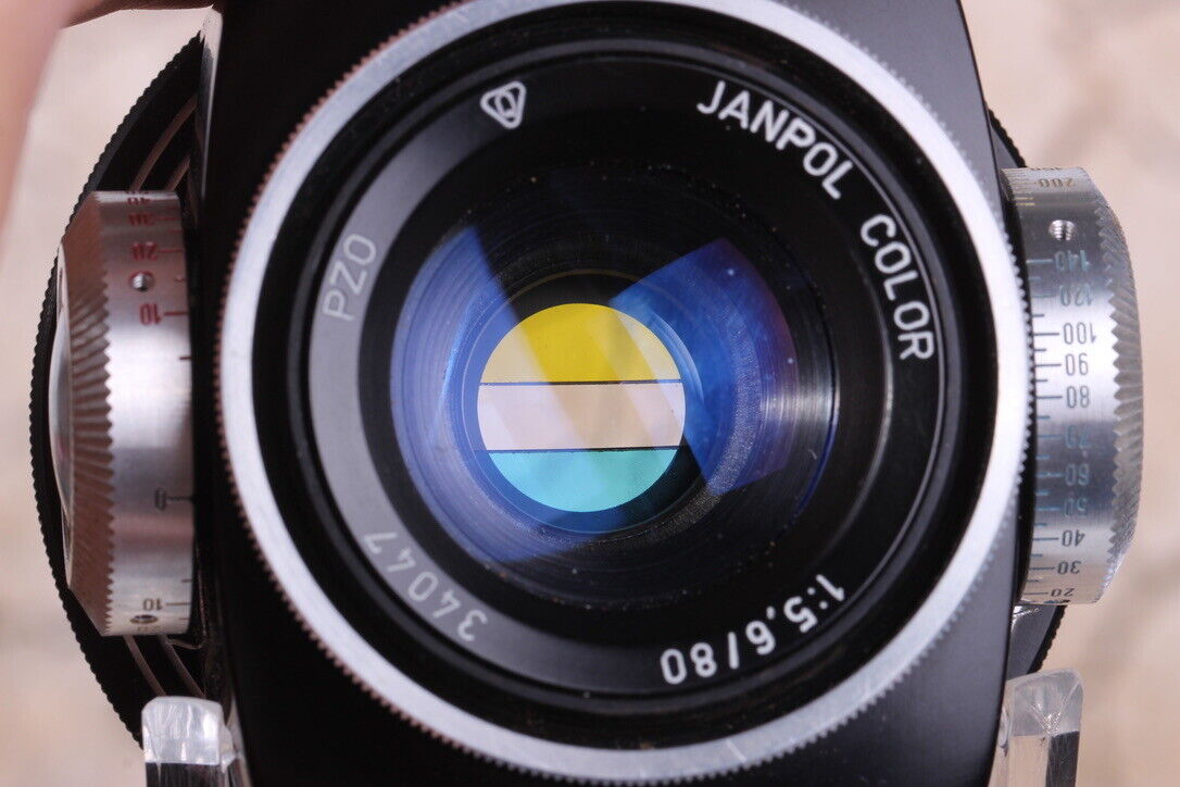 Vintage Janpol Color 5.6/80mm PZO Lens M42 4 filters Poland Vintage Janpol Color 5.6/80mm PZO Lens M42 4 filters Poland