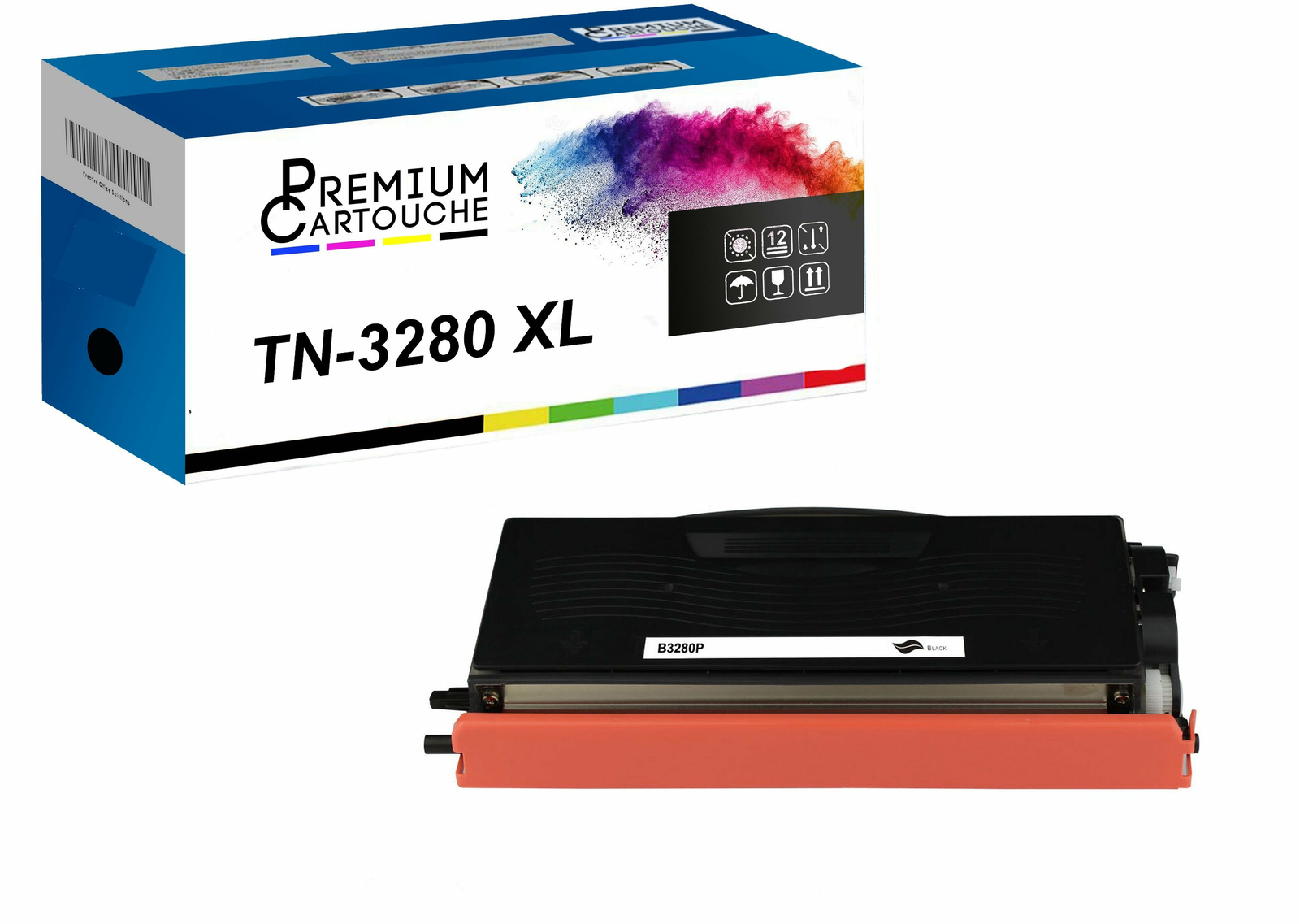 Toner TN-3280XXL Noir Compatible Brother pour Imprimantes Pro Bureau HL-5340D