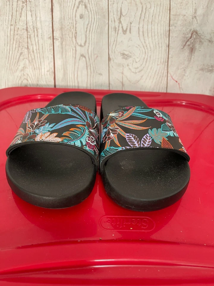 Victoria’s Secret Pink Slides Sandals Floral Multicolor - Изображение 2 из 4