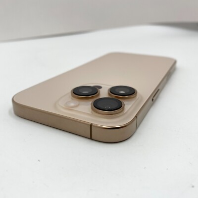 Apple iPhone 16 Pro - 128GB - Desert Titanium (Unlocked) - Open