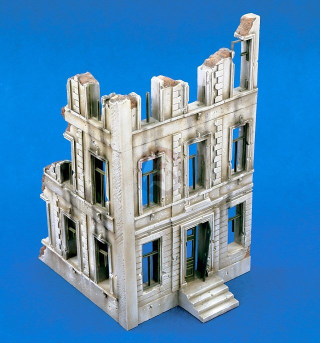 Verlinden 1/35 Metropolitan City House Corner Building Ruin