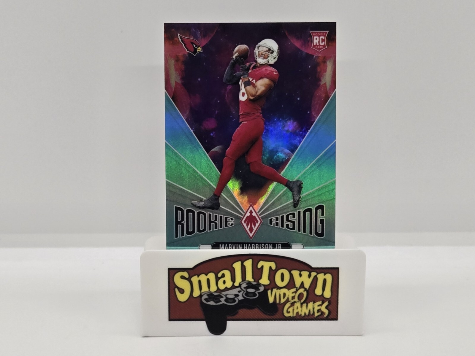 2024 Phoenix Marvin Harrison Jr. Rookie Rising Teal numbered /40 Cardinals