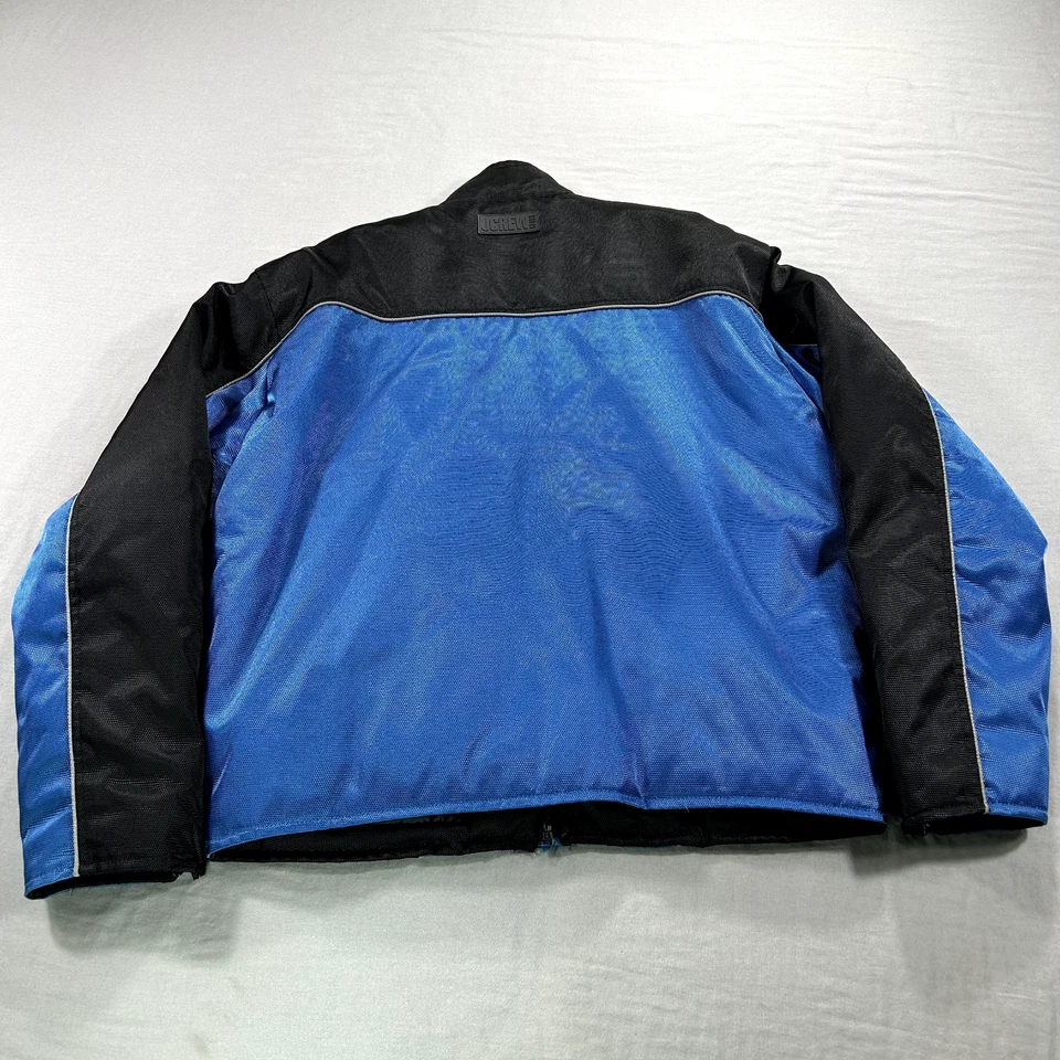 VTG J Crew Sport Jacket Mens Large Blue Oarsman Motorcycle Street Insulated 90s - Image 2 of 4