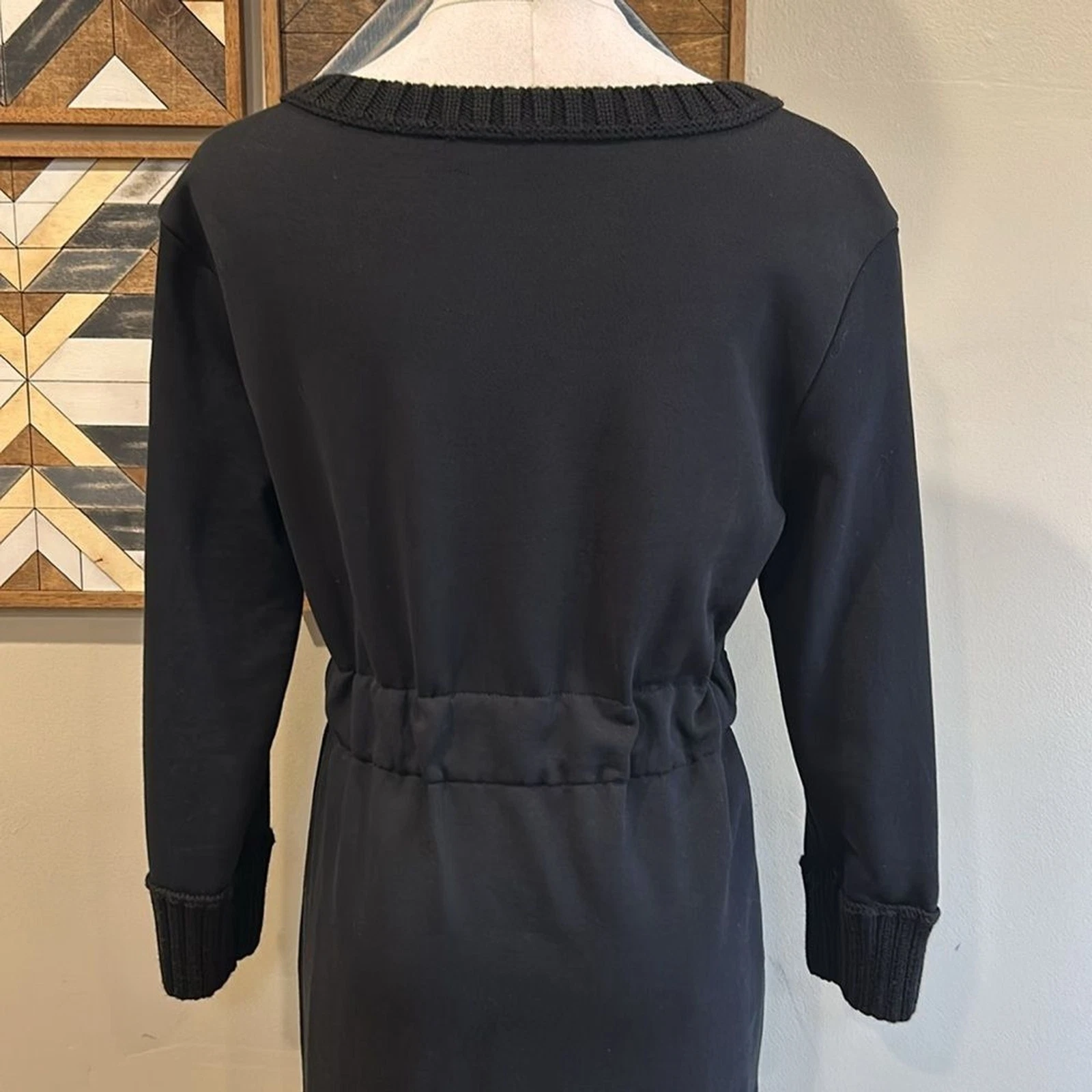 Abito Moncler Abito cravatta in vita nero piccolo us intime ottimeioni