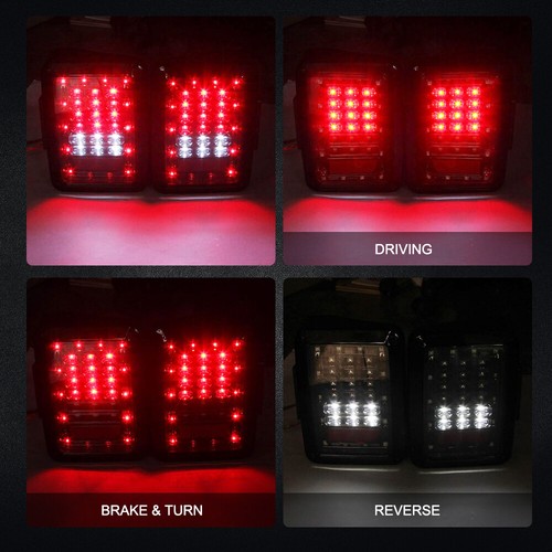Faro LED 7" + luces traseras freno giro inverso para Jeep Wrangler JK 2007-2018 - Imagen 9 de 12
