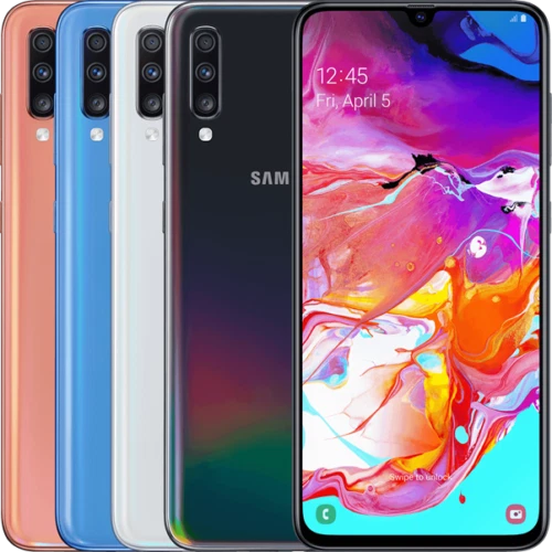 Samsung Galaxy A70 (2019) SM-A705FN 128GB 6GB Smartphone Black Unlocked Excellen - Picture 1 of 14