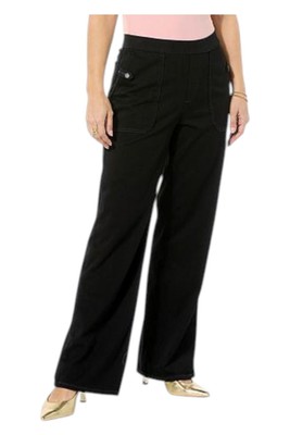 CWonder by Christian Siriano Women's Wonder Stretch Knit Trouser Black