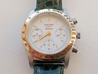 Longines Spillman Chronograph Stahl 18kt Gold Ref. L7 966 5 - Fullset