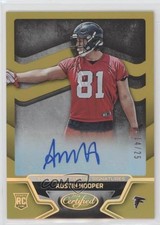 2016 Certified Potential Signatures Mirror Gold 14/25 Austin Hooper Auto fm1