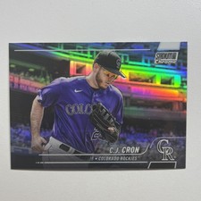 2022 Topps Stadium Club Chrome #343 CJ Cron Refractor Update