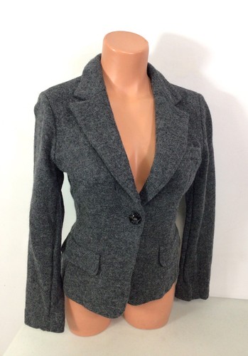 Marella Wool Coat Blazer Jacket Womens XS