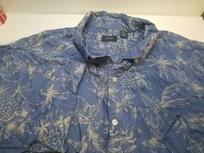 Arrow Mens Short Sleeve Button Up Shirt XL Hawaiian