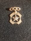 Vintage Odd Fellows Daughters Of Rebekah Peace Dove Pin Brooch 10k Gold — photo 1