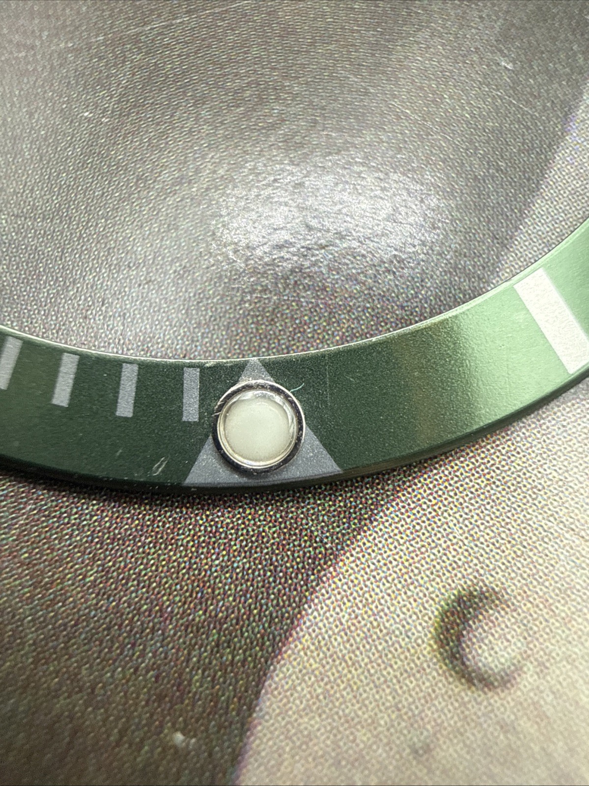 Authentic Rolex Submariner Kermit 16610LV Green Bezel Bezel Insert Rare image 6