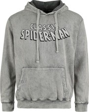 Spider-Man Kapuzenpullover Herren Classic Spider-Man grau