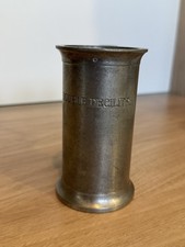 Ancienne mesure « Double Décilitre » en étain – XXᵉ siècle